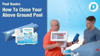 Winterizing Your Pool How To Close Your Above Ground Pool [upl. by Ydnil]