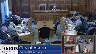 City of Akron Council Committee Meetings  10282024 [upl. by Olimpia]