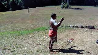 Aboriginal spear throwing [upl. by Sibella853]