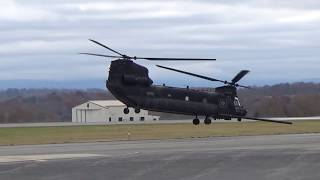 MH47G Chinook Taxi and Take Off24Nov19 [upl. by Felike321]