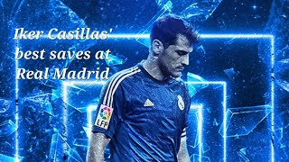 The best saves of Iker Casillas at Real Madrid [upl. by Margo200]