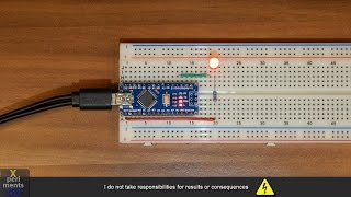 Arduino NANO Blink Blink TUTORIAL [upl. by Ardnekahs]