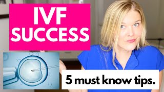 Fertility Doctor Shares Top Tips for IVF Success and Pregnancy [upl. by Eikcim539]