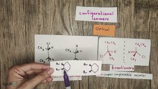 أسهل شرح Stereoisomersenantiomersdiastereomersconstitutional configurational cis trans isomers [upl. by Lemal454]