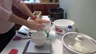 Making HP and CP Old Fashioned Lard Soap [upl. by Antrim620]