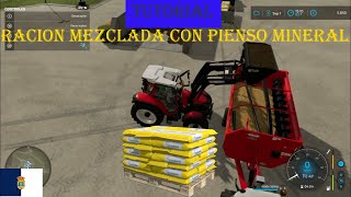 Tutorial Ración Mezclada Pienso Mineral [upl. by Napas]