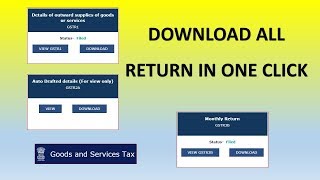 Download All GST Return in One Click [upl. by Torp]