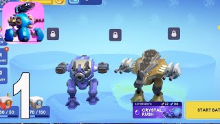 Little Big Robots Mech Battle  Gameplay Walkthrough part 1🔥iOSAndroid [upl. by Nodnrb]