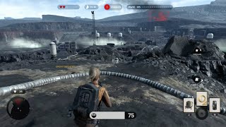 Star Wars Battlefront  Sullust Survival Hard amp Master without dying  Walkthrough  Strategy [upl. by Relyc]