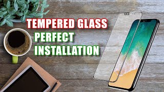 How to Install Tempered Glass Without Bubbles  Screen Protector Installation Guide [upl. by Meredithe]