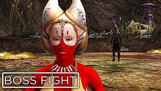 Star Wars The Force Unleashed Ultimate Sith Edition  Shaak Ti Boss Fight [upl. by Dleifxam116]