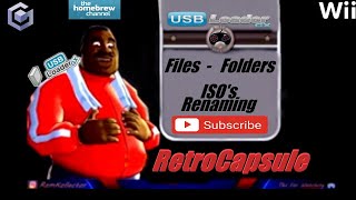 USB LOADER GX  GAMECUBE ISO Renaming for hard drive or sd card SETUP [upl. by Anirtruc663]