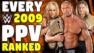 Every 2009 WWE PPV Ranked From WORST To BEST [upl. by Jedd]