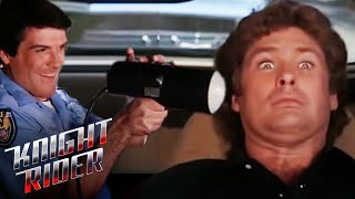 KITT Gets Caught Speeding  Knight Rider [upl. by Nosnaj]