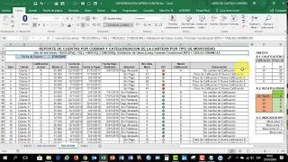 REPORTE DE CUENTAS POR COBRAR Y CATEGORIZACION DE LA CARTERA POR TIPO DE MOROSIDAD  EXCEL 2016 [upl. by Martguerita30]