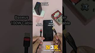 Bavin PC927 100W Charger and Cable Test bavin charger cable 100wcable baseus essager [upl. by Anitac]