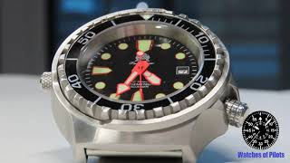 Tauchmeister T0264 MIL 1000m water resistant [upl. by Jorin]