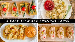 Let´s Make Some Tapas 4 Easy to Make Spanish Tapas Recipes [upl. by Varney210]