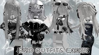 Emo Outfits IdeasOUTFITS CODES w Links Roblox Berry Avenue outfit codes [upl. by Avevoneg]