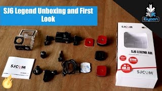 SJCAM SJ6 Legend Air 4k Action Camera Unboxing and Quick Look  Budget GoPro Alternative [upl. by Anaynek328]