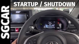 2022 Toyota Raize 10 G JDM Spec Petrol Startup Chime amp Shutdown Sequence [upl. by Enoek]