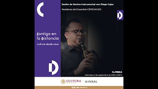 CEPROMUSIC  Sesión de Técnica Instrumental con Diego Cajas [upl. by Yttig]