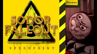 SODOR FALLOUT  SPEEDPAINT7 Thomas the Tank Engine 1000 Subscriber Special [upl. by Stacia]