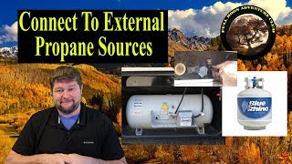 Connecting Your RV To Any External Propane Source  Sturgistay Propane Adapter [upl. by Rollins]