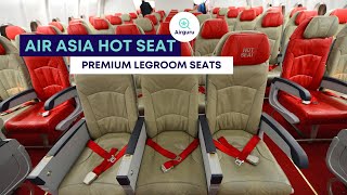 AirAsia Hot Seats  Premium Seats Legroom Review [upl. by Divd]