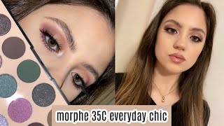 MORPHE 35C EVERYDAY CHIC PALETTE REVIEW amp TUTORIAL [upl. by Lorine]