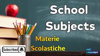 Materie scolastiche in Inglese  School Subjects [upl. by Hakeem447]