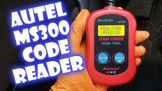 How To Use The Autel MS300 OBD2 Code Reader  Check Engine Light [upl. by Demaggio]