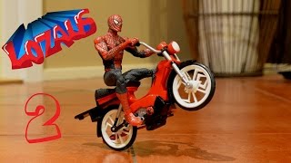 SPIDERMAN Stop Motion Action Video Part 2 [upl. by Innek]