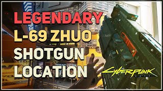 How to get Legendary L69 Zhuo Cyberpunk 2077 Smart Shotgun [upl. by Hadleigh679]