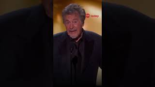 Oscars 2024 Al Pacino slips up when announcing Best Picture award [upl. by Nnorahs]