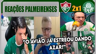 REAÇÕES PALMEIRENSES  FLUMINENSE 2X1 PALMEIRAS  CAMPEONATO BRASILEIRO [upl. by Naugan618]