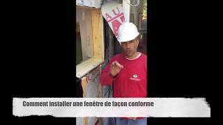 Comment installer une fenêtre de façon conforme [upl. by Herm]