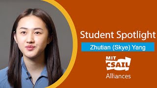 CSAIL Alliances Student Spotlight Zhutian Yang [upl. by Anertak]