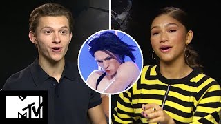 Tom Holland And Zendaya About Lip Sync Battle  SpiderMan Homecoming  MTV Movies [upl. by Cleti258]