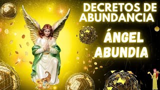 ÁNGEL ABUNDIA😇Decretos De ABUNDANCIA 🙏🏻Música para Meditar en Conexión con la Abundancia🪽🎵 [upl. by Dressel156]