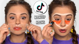 Testing VIRAL TIKTOK MAKEUP HACKS  Part 3 [upl. by Silecara]