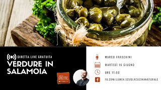 Verdure fermentate in salamoia  Video ricetta [upl. by Elpmet630]