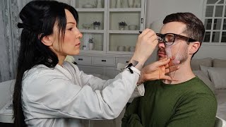 ASMR Glasses Fitting With Intense Trigger Tools amp Sounds [upl. by Kaslik]