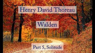 Henry David Thoreau Walden  Solitude Audiobook [upl. by Cai408]