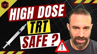 350 mg testosterone per week Is TRT Safe Long Term at High Dose [upl. by Maillil]