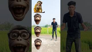 Cat Dog monkey vfx shorts video trending vfx [upl. by Warrin89]