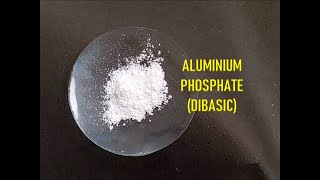 Preparation of Aluminium phosphate dibasic [upl. by Anialad]