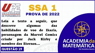 SSA 1  2023  Questão 19  Leia o texto a seguir que descreve algumas das habilidades de voo [upl. by Nahguav483]