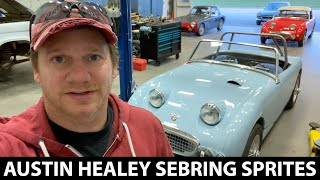 Tour of three Austin Healey Sebring Sprites [upl. by Flossie]