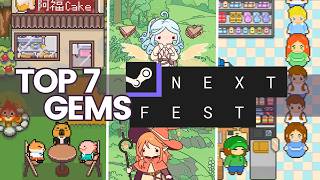 TOP 7 Cozy Life Sim Gems This Steam NEXT Fest [upl. by Kuth]